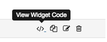 View the Widget Code